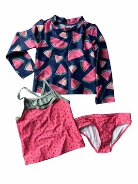 Simple Joys by Carter's Toddler Three Piece Swim Set Size 4T #260086